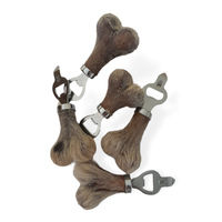 Rooballs Grey Kangaroo Scrotum Bottle Opener - SECONDS STOCK