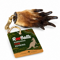 Rooballs Kangaroo Paw Key Chain