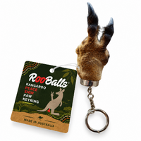 Kangaroo Paw Peace Salute Key Chain