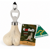 Australian Red Kangaroo Scrotum Bottle Opener