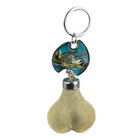 Sydney Design Kangaroo Scrotum Key Chain